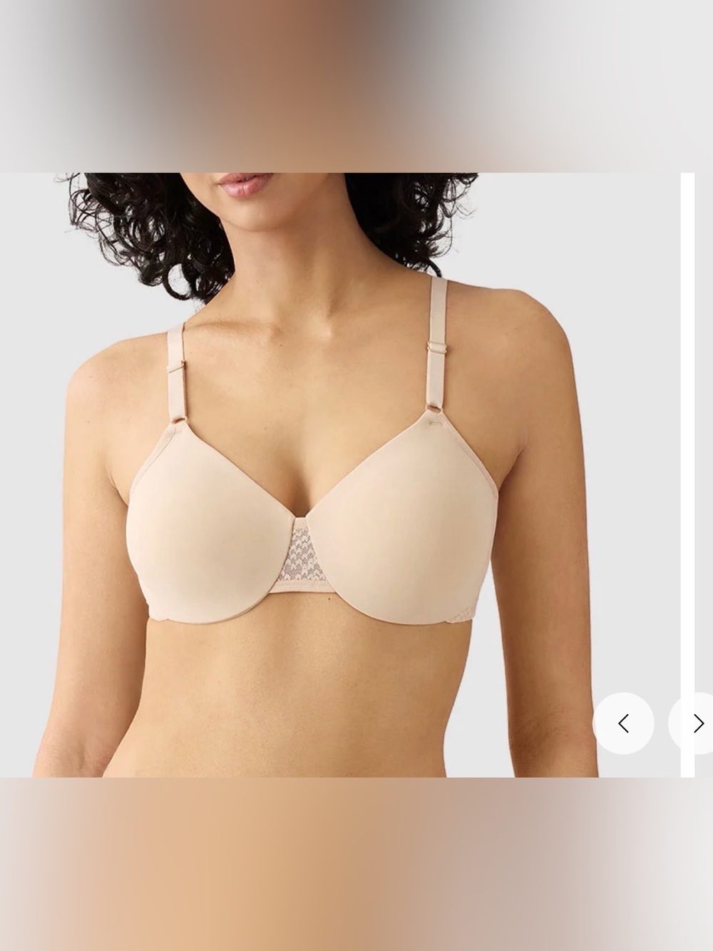 Wacoal Comfort Within Reach Underwire Bra Beige Sz 40D